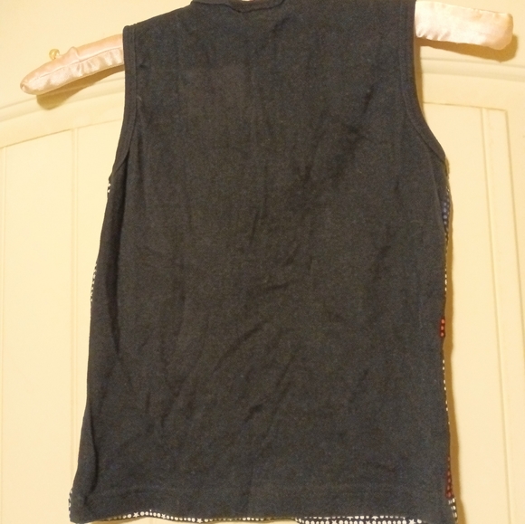 Sparkly American Flag Tank Top Small - Picture 4 of 4